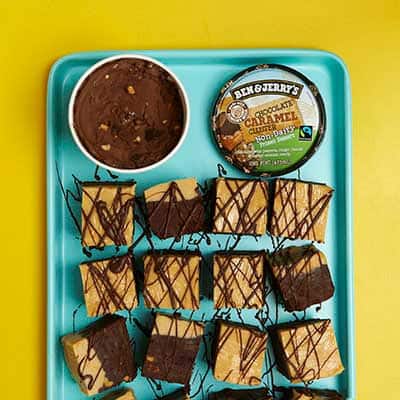 Chocolate & Peanut Butter Vegan Fudge