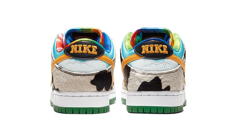 Back view of the Nike Chunky Dunky shoes