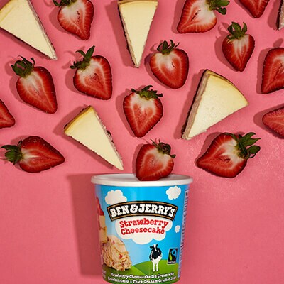 Pint of Strawberry Cheesecake