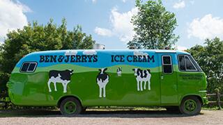 Background Image of Ben & Jerry's Bus