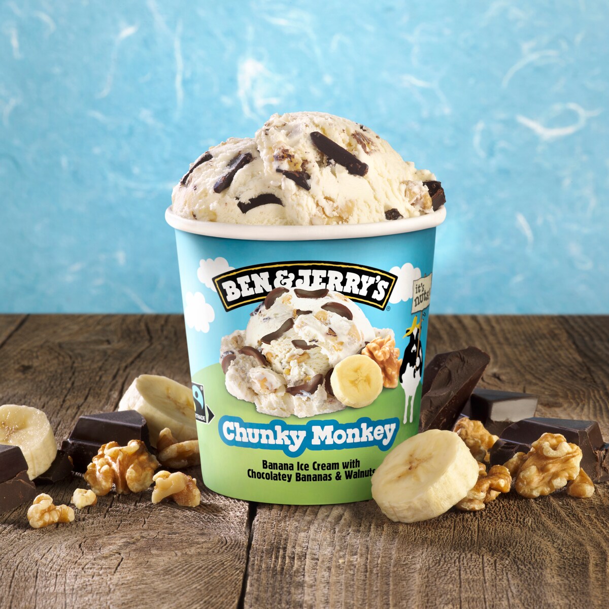 Chunky Monkey Ice Cream - Pint 2 / 4