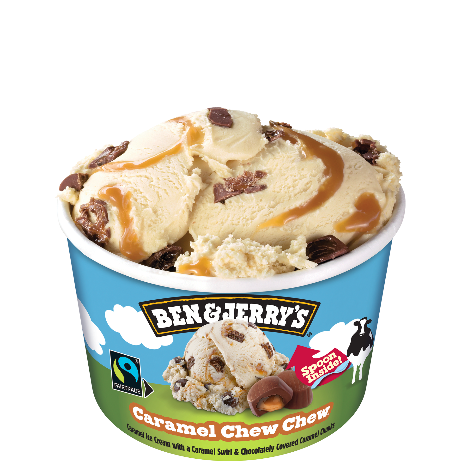 Caramel Chew Chew Original Ice Cream Mini Cups