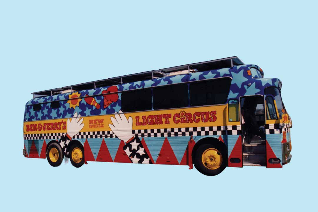 Ben & Jerry's touring Bus