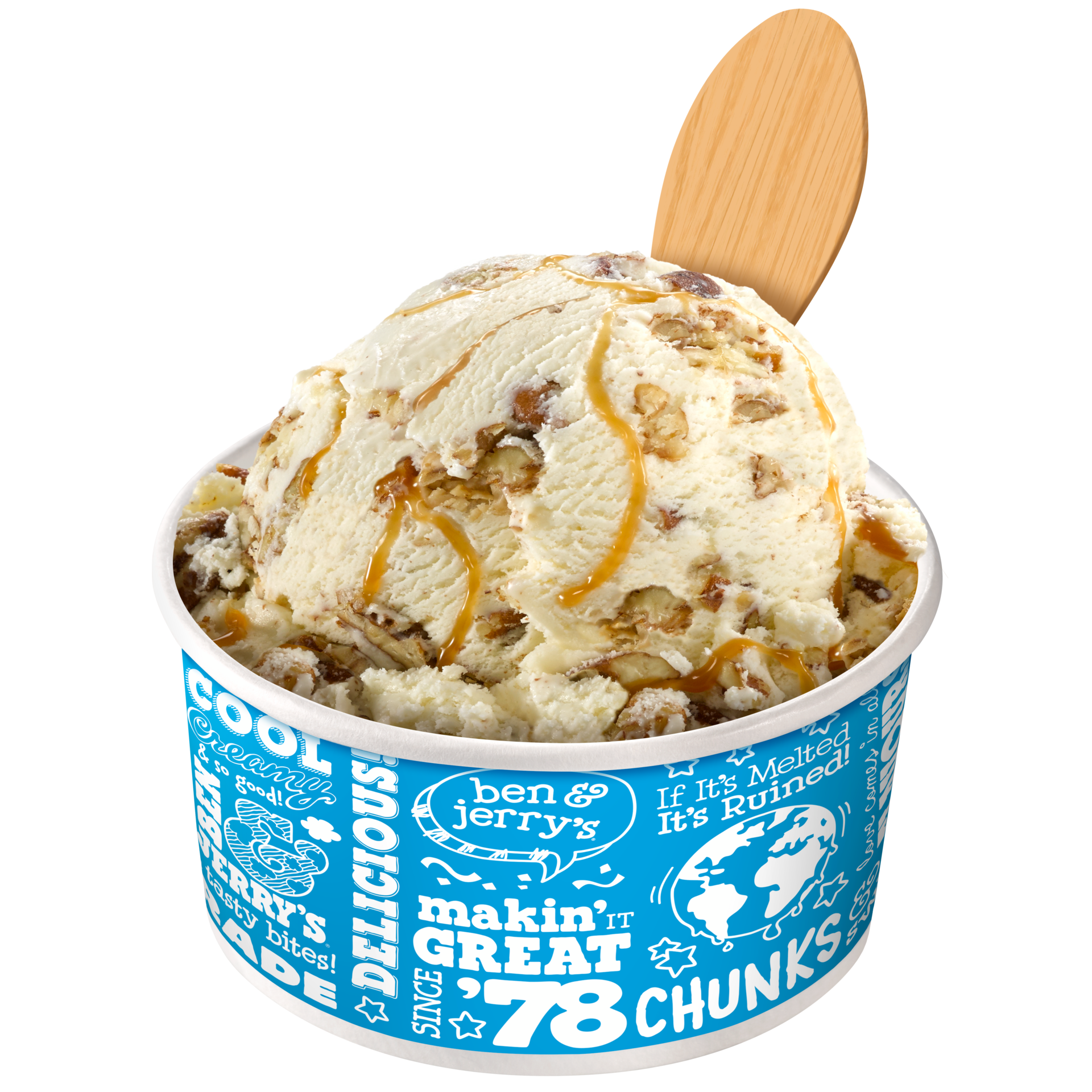 Salted Caramel Blondie Original Ice Cream in Scoop Shops